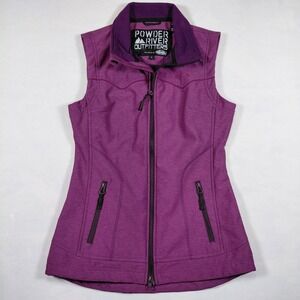 Powder River‎ Outfitters Women's Purple Vest Collection by Panhandle Size S